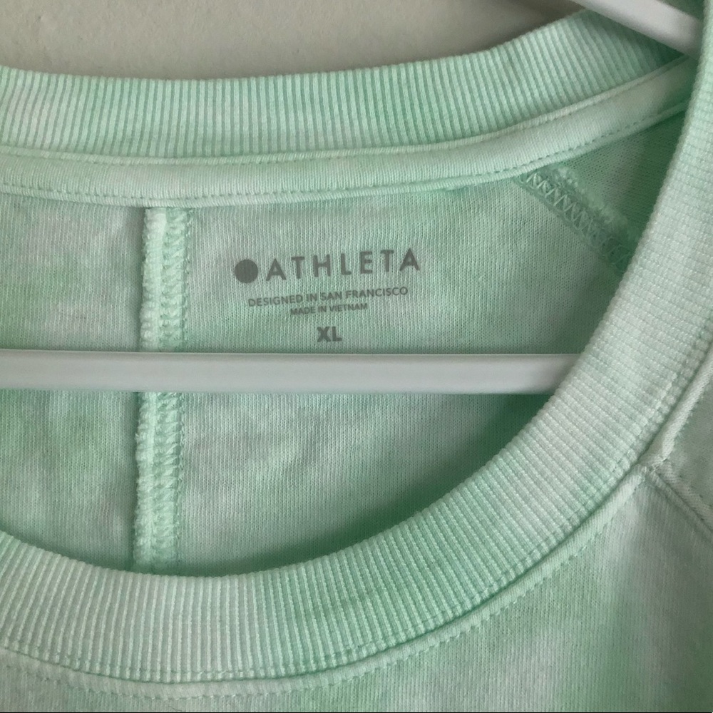 HP 🖤 NWT Athleta Sundown Tie Dye Sweatshirt - Picture 10 of 12